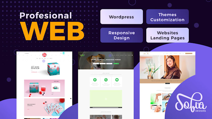 design a clean and responsive wordpress website