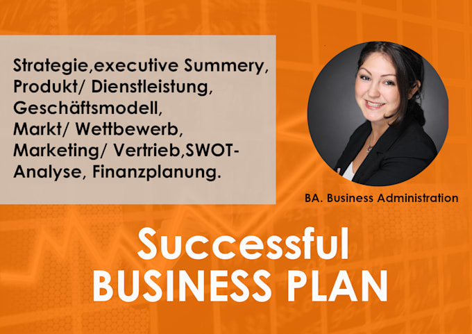 write you a successfull businessplan