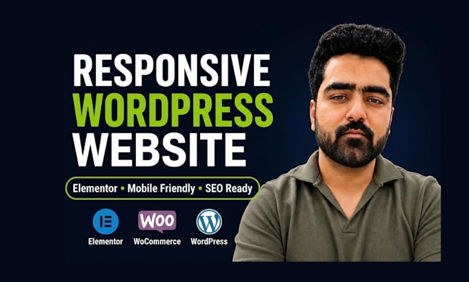 build a professional wordpress website with elementor pro, brand website design
