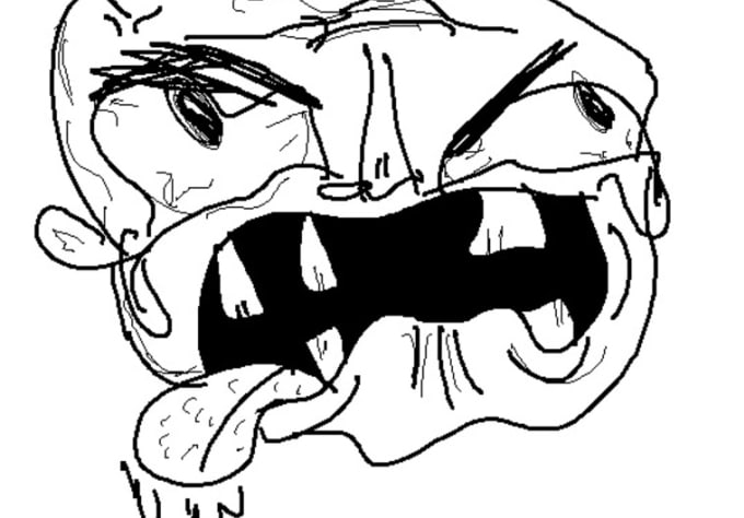 Draw You As A Rage Face Meme In Microsoft Paint By Bugbucket Fiverr