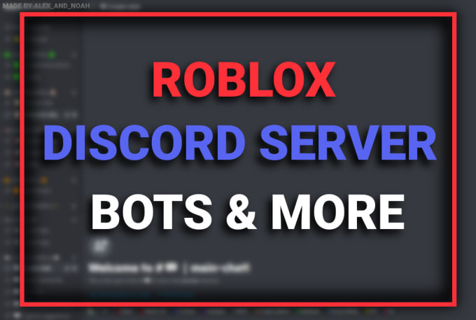 Make You A Fully Set Up Roblox Discord Server By Alex And Noah Fiverr - roblox discord servers