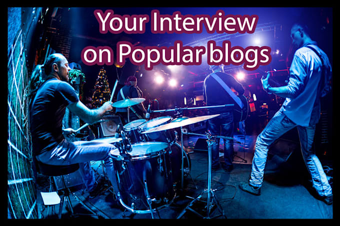 do music promotion for album or single on 3 blogs and news