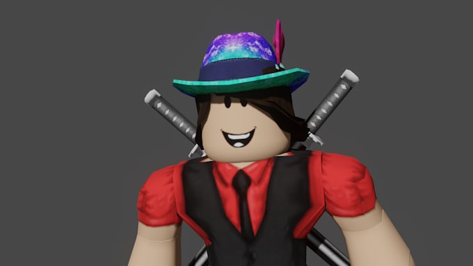 make a 3d roblox character