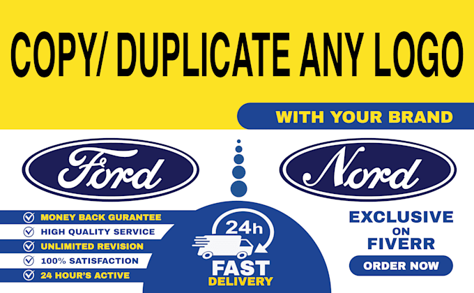 copy, redesign modify, edit, fix any logo with your brand