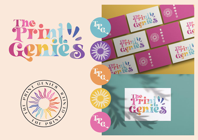 design a bold minimalist playful logo and brand identity