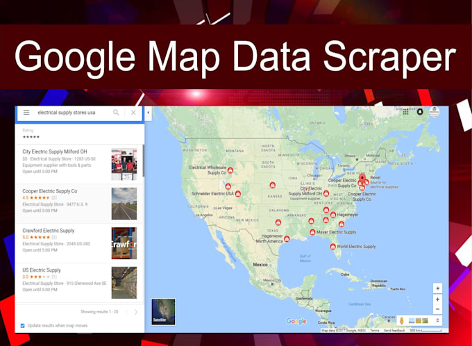 google map business data scraping