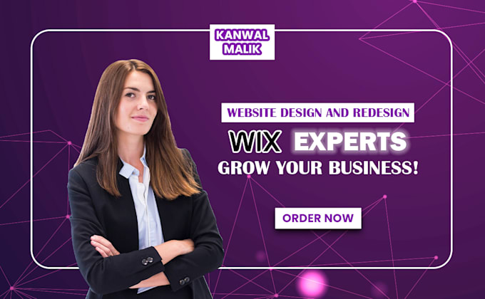 create stunning wix website design,redesign wix website