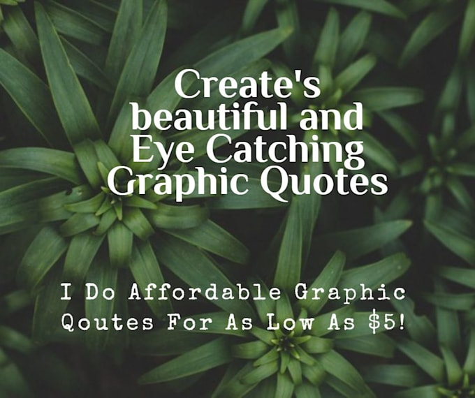 Create affordable eye catching quotes design by Haalpuerto Fiverr