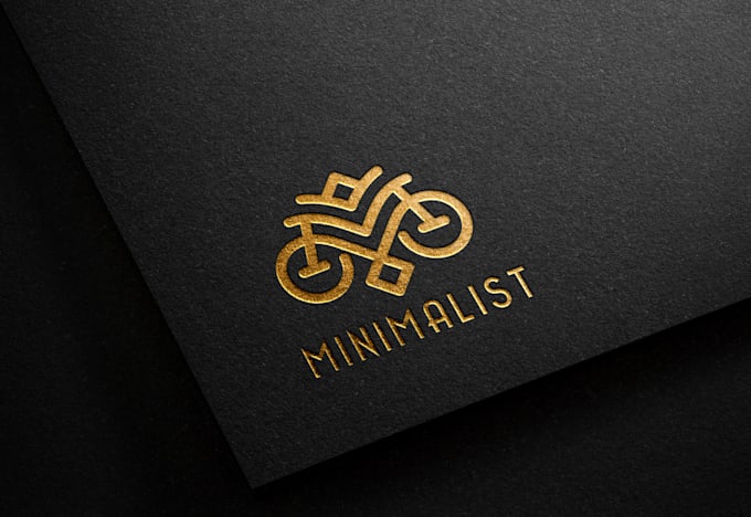 design a minimalist symbol logo for your brand