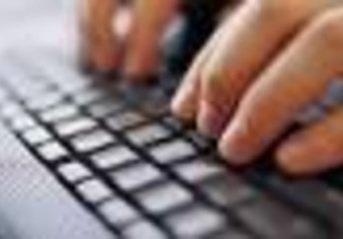 enter your data, proof read and edit your work