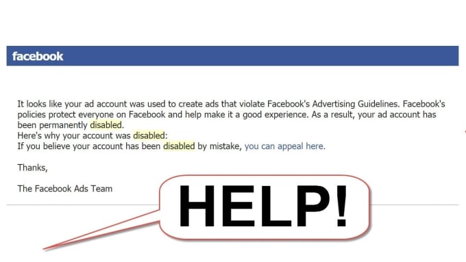 Reactivate Your Facebook Ads Account By Iahmedjamal