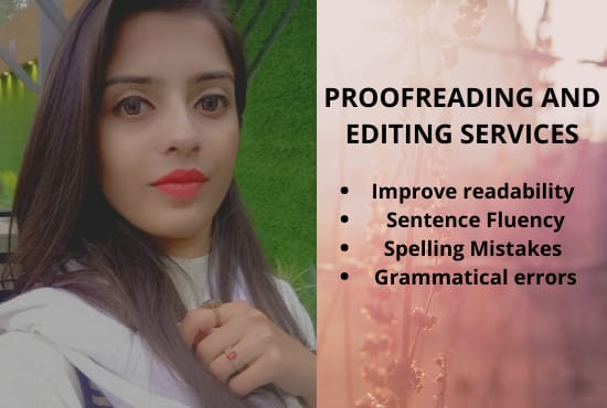 do proofread your article and blogs