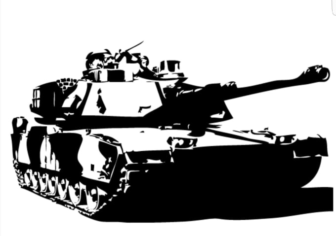 Картинки черно белые танкист