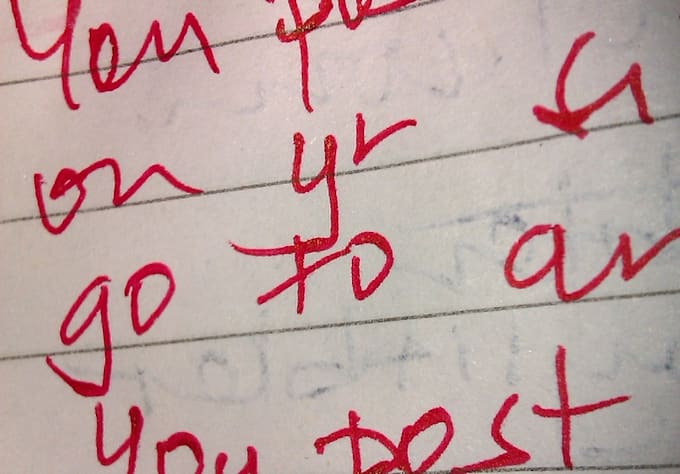 proof read four thousand words