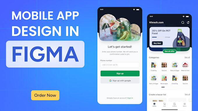 do creative mobile app UI UX design