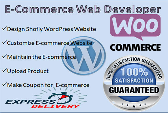 design wordpress ecommerce website