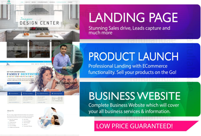 I will do web design and build professional website or landing page