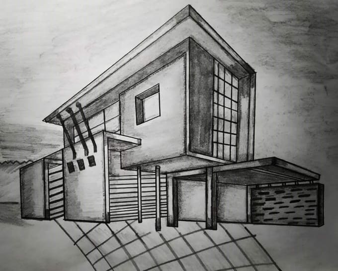  Architect Hand Drawing Sketch With Pencil for Adult
