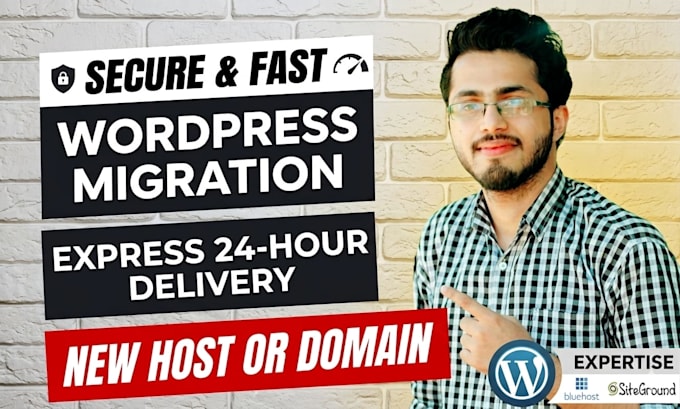 fast migrate, transfer, or backup wordpress website to new host