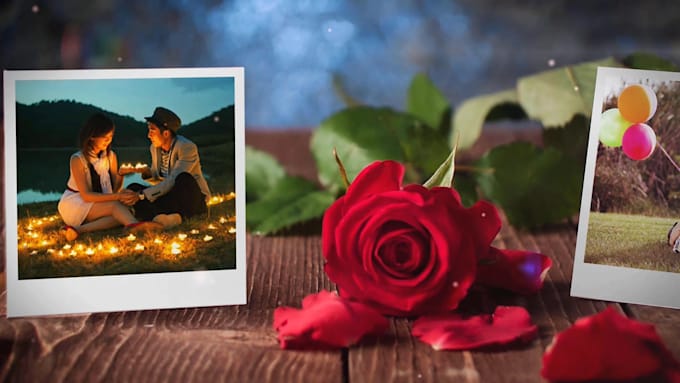 design valentine birthday and anniversary lovely video gift