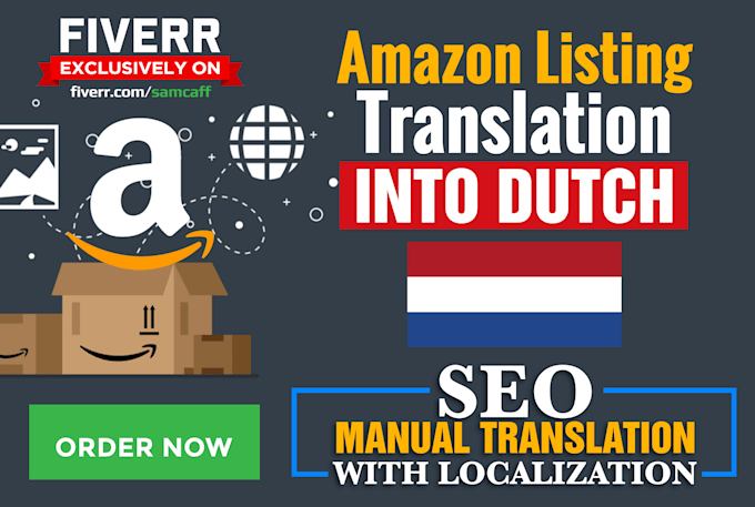 provide an expert SEO dutch translation ready for amazon