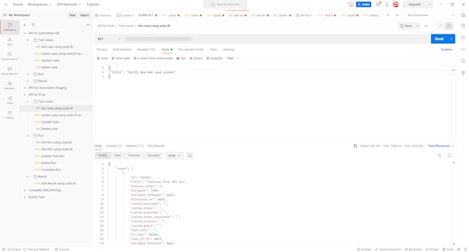 do automated API testing using postman