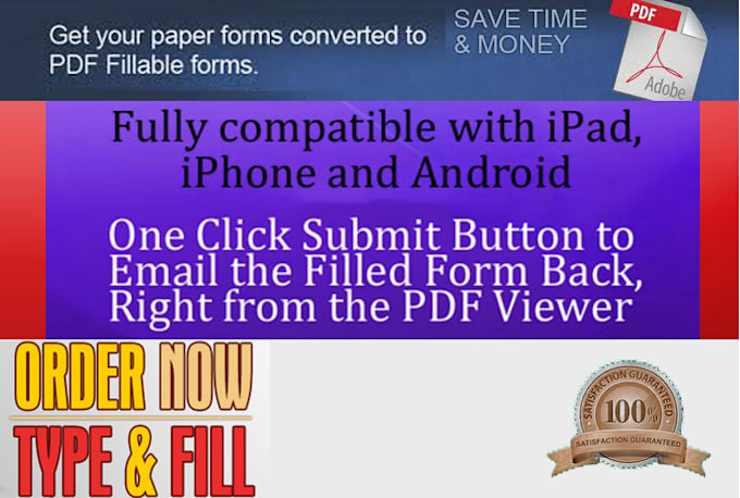 create a fillable PDF form