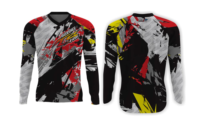 Sublimation Jersey Design for Printing Graphic by Vector Graph · Creative  Fabrica