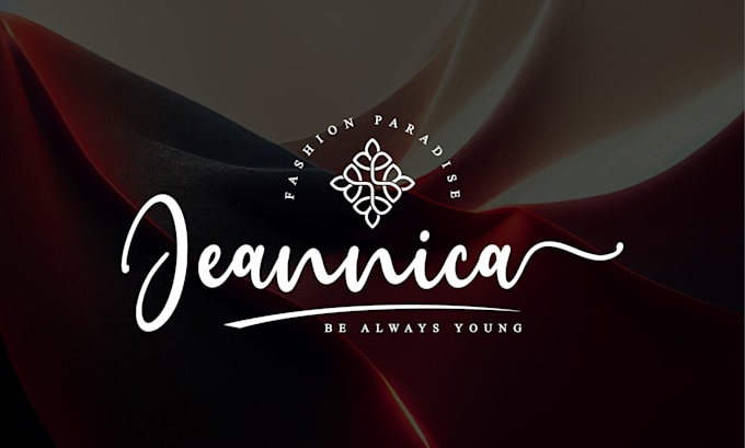 do modern luxury handwritten signature logo design