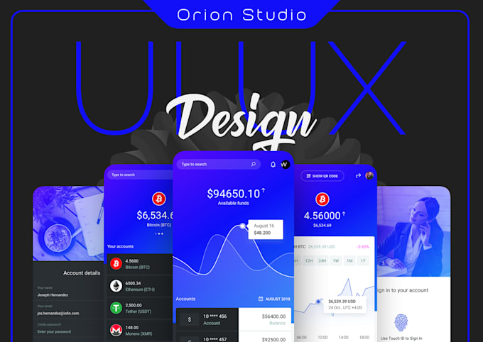 Create ux ui design for website, landing page and mobile app by Orion ...