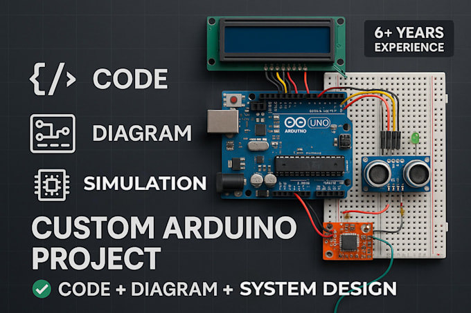 Build custom arduino project with code and schematics by Asadaslam7 ...