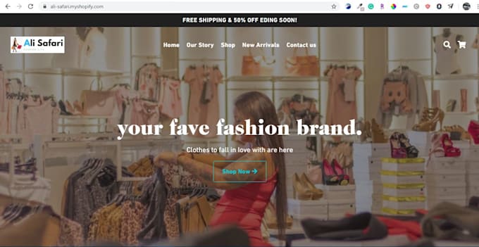 create an attractive shopify store