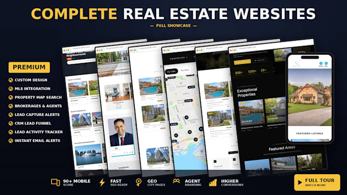 build a high converting real estate website with mls, idx and reso