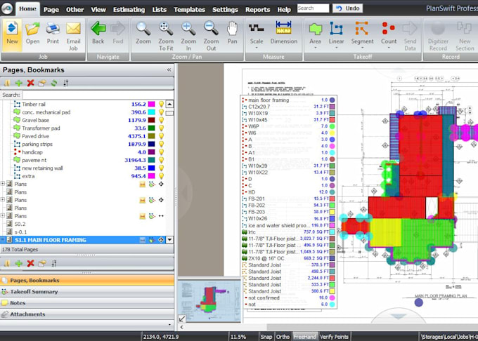 do material takeoff and cost estimation