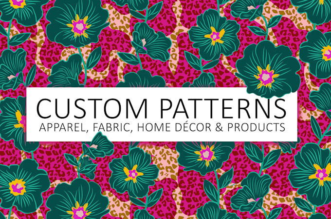hand drawn surface pattern designs for fashion textiles and lifestyle products