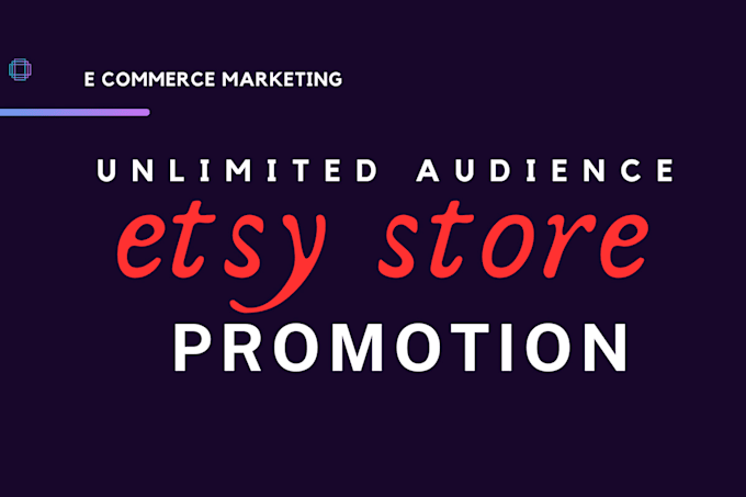 do etsy store promotion and listing optimization