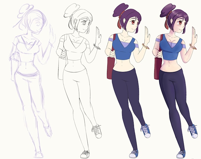 draw your humanoid characters