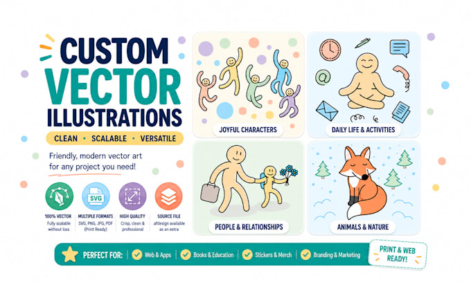 create custom cartoon vector illustrations in affinity designer