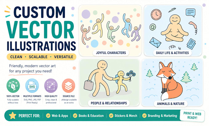 create custom cartoon vector illustrations in affinity designer