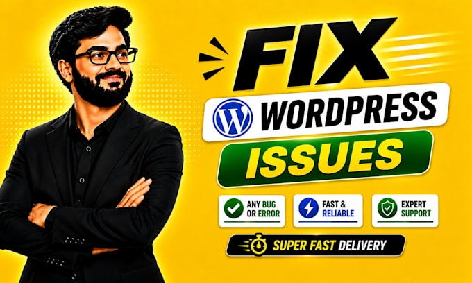 fix wordpress issues, bug, error, html CSS or woocommerce