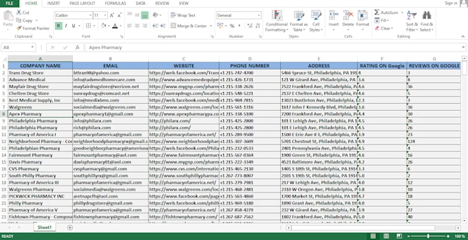 do email scraping,email verification and email list building