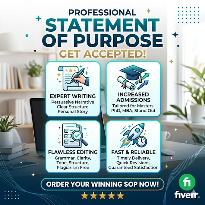 profread personal statement or statement of purpose for any graduate application