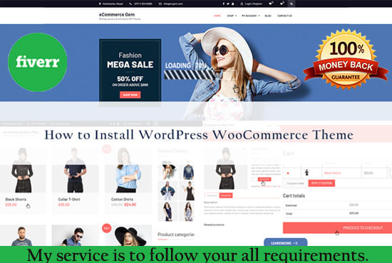build modern website and ecommerce online store