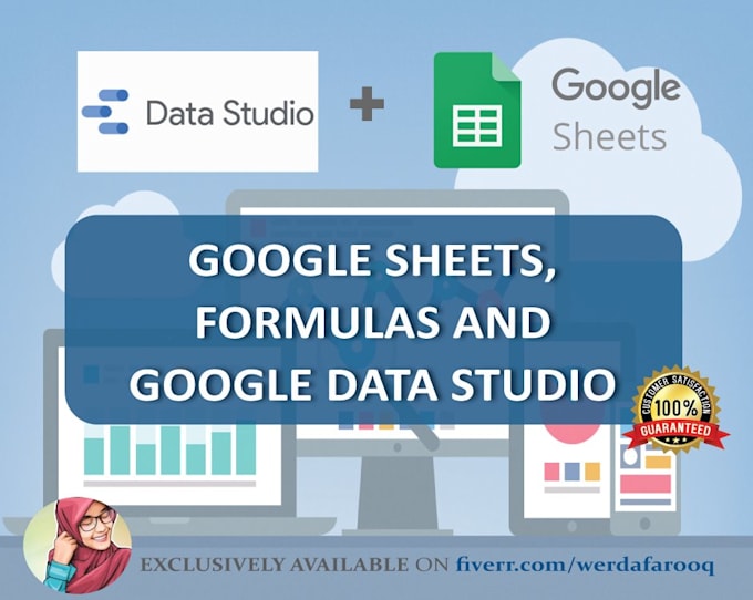 create google sheets, formulas and studio dashboard