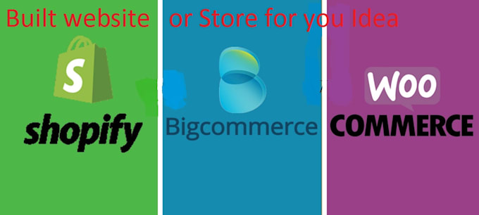 create ecommerce website using biggcommerce or woocommerce