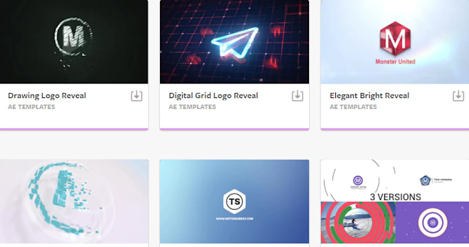 do monogram reveal or 2d 3d logo animation in after effects