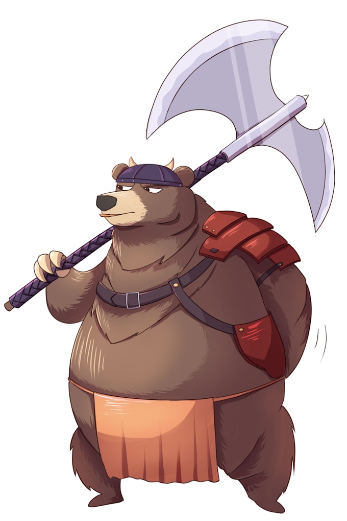 draw your dnd dungeon and dragon in cartoon or anime style