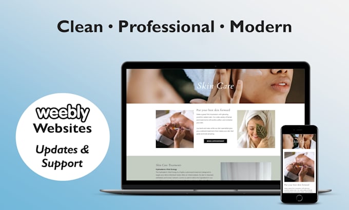 update or fix your weebly website