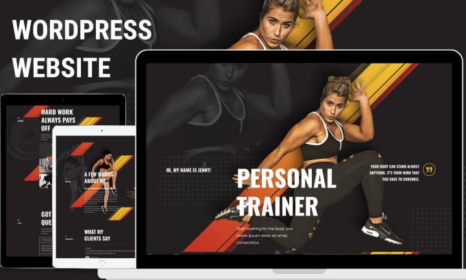 I will build, redesign responsive wordpress website design for your business