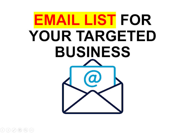 provide a list of targeted emails for any business